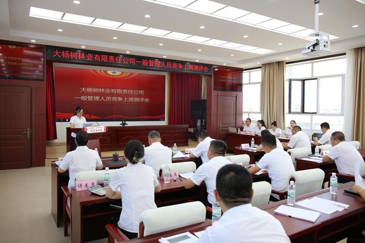 大杨树林业举办公司总部一般管理人员竞争上岗测评会，激发企业总部管理新活力